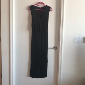 Black maxi dress